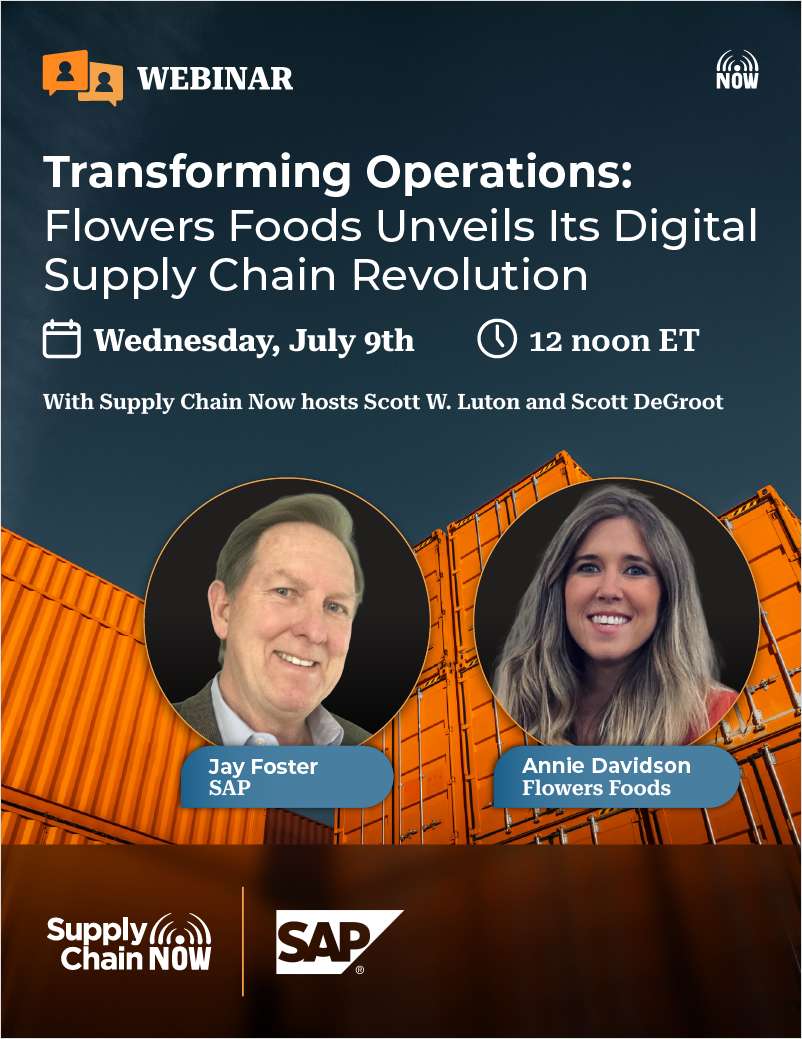 Transforming Operations: Flowers Foods Unveils Its Digital Supply Chain Revolution