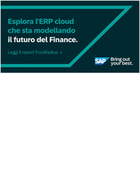 TrustRadius: report di mercato di SAP S/4HANA Cloud per i leader del Finance