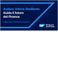 Oxford Economics: Adattare il Finance per liberare valore