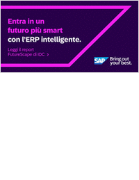 IDC FutureScape: Previsioni globali sull'ERP intelligente per il 2025