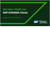 Report di TrustRadius sulla concorrenza: SAP S/4HANA Cloud