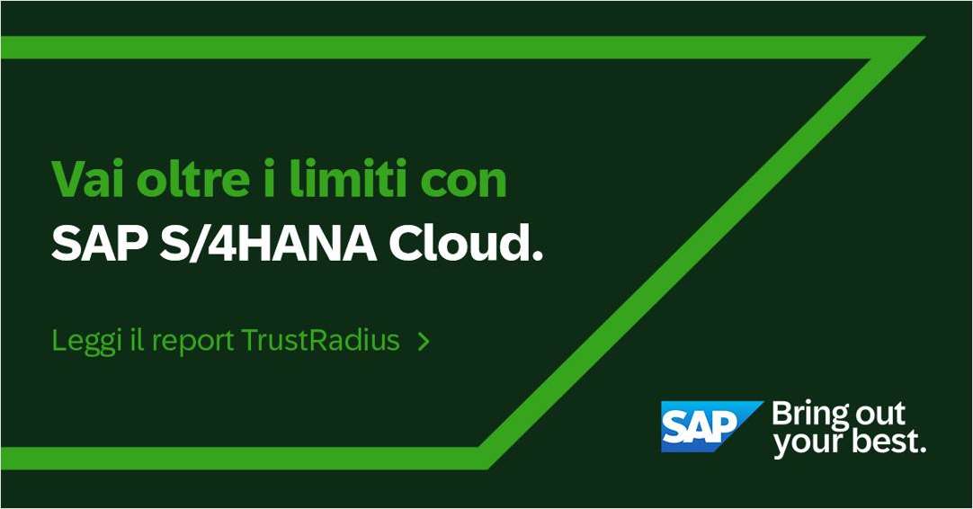 Report di TrustRadius sulla concorrenza: SAP S/4HANA Cloud