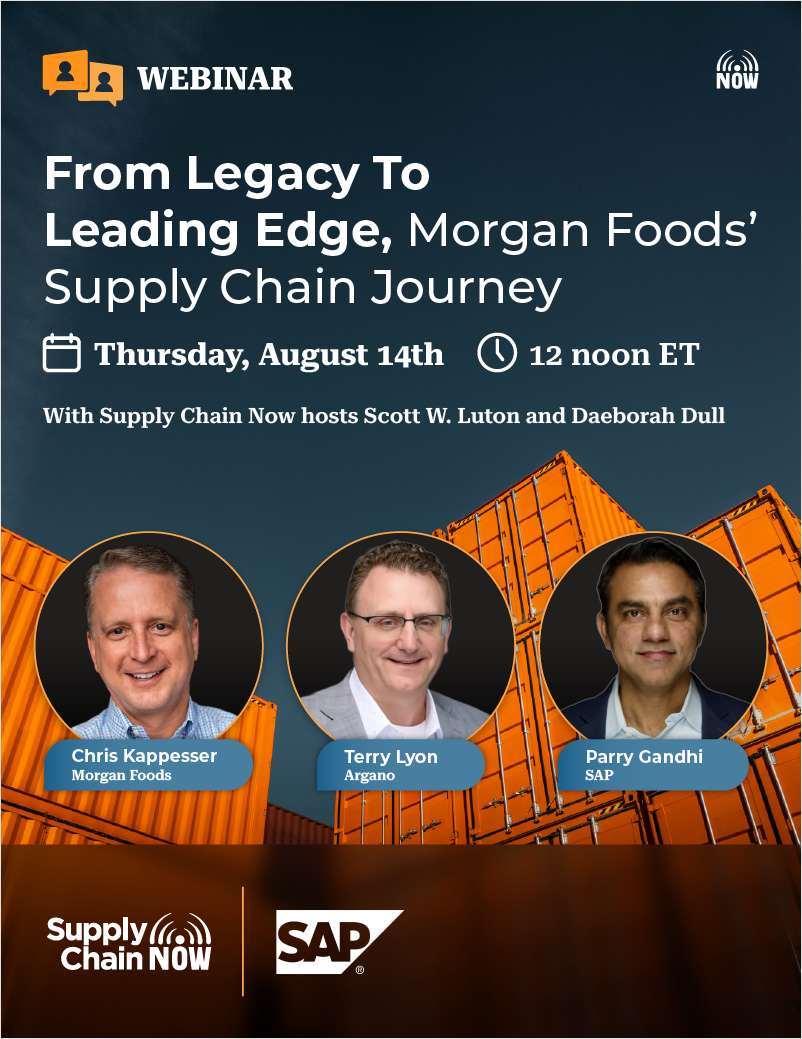 From Legacy To Leading Edge, Morgan Foods' Supply Chain Journey