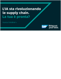 La rivoluzione dell'intelligenza: trasformare la supply chain con l'IA