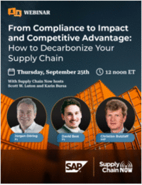 From Compliance to Impact and Competitive Advantage: How to Decarbonize Your Supply Chain