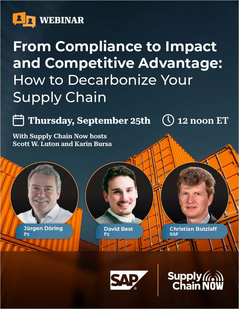 From Compliance to Impact and Competitive Advantage: How to Decarbonize Your Supply Chain