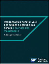Pourquoi les DAF ont besoin de la fonction Achats pour stimuler la croissance