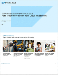 SAP Preferred Success for SAP S/4HANA Cloud Fast-Track the Value of Your Cloud Investment