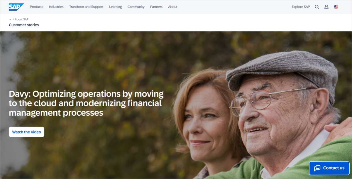 Davy: Optimizing operations by moving to the cloud and modernizing financial management processes