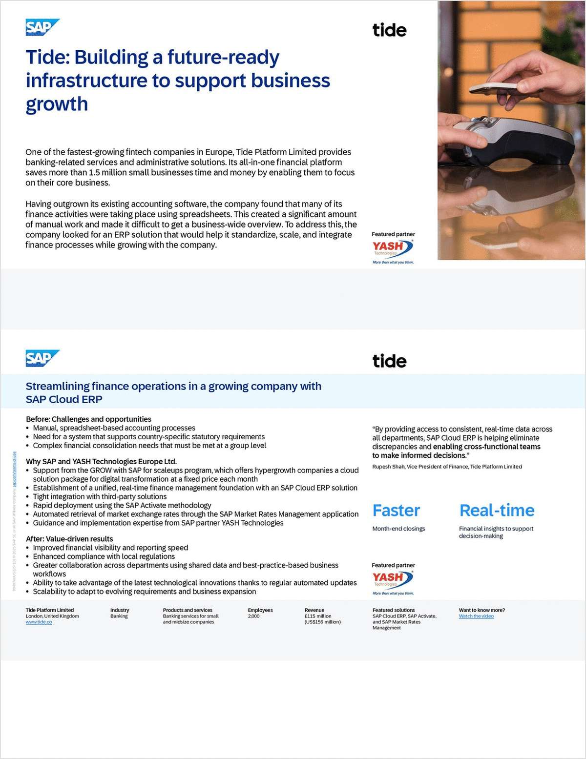 Tide: Building a future-ready infrastructure to support business growth