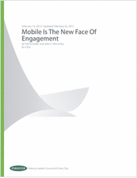 Mobile Is The New Face Of Engagement
