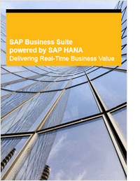 SAP Business Suite Powered by SAP HANA
