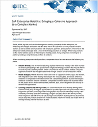 SAP Enterprise Mobility: Bringing a Cohesive Approach to a Complex Market