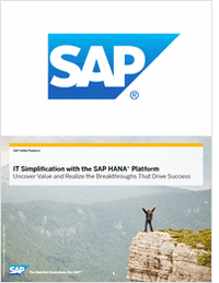 IT Simplification with the SAP HANA Platform