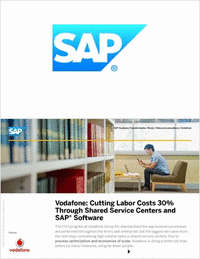 Vodafone: Cutting Labor Costs 30% Through Shared Service Centers and SAP® Software