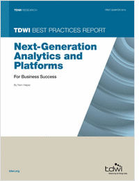 Gain Business Success with Next-Generation Analytics and Platforms