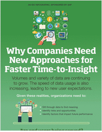 Why Companies Need New Approaches for Faster Time-to-Insight