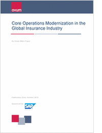 Core Operations Modernization in the Global Insurance Industry