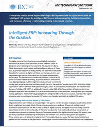 Intelligent ERP: Innovating Through the Gridlock (IDC)