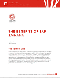 Nucleus Research: The Benefits of SAP S/4HANA