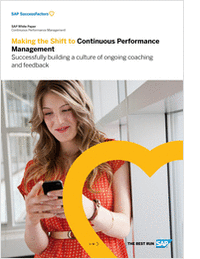 Whitepaper: Making the Shift to Continuous Performance Management