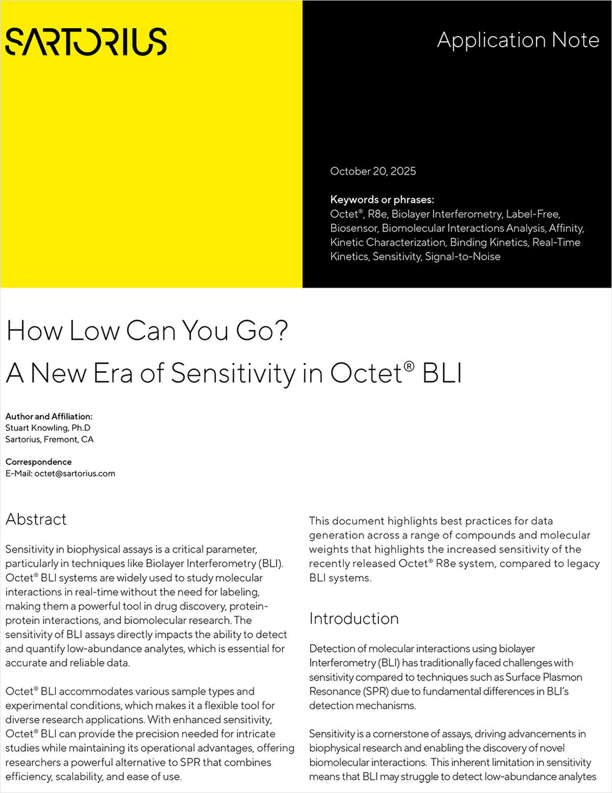 A New Era of Sensitivity in Biolayer Interferometry