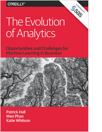 OReilly: The Evolution of Analytics: Opportunities and Challenges for Machine Learning in Business
