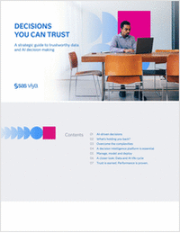 Decisions you can trust