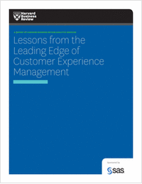 Lessons from the Leading Edge of Customer Experience Management