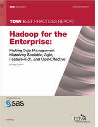 TDWI Best Practices Report: Hadoop for the Enterprise