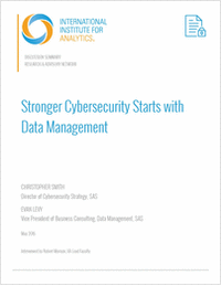 IIA: Stronger Cybersecurity Starts with Data Management