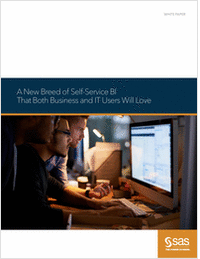 A New Breed of BI: Self-Service Analytics That Your Business and IT Users Will Love