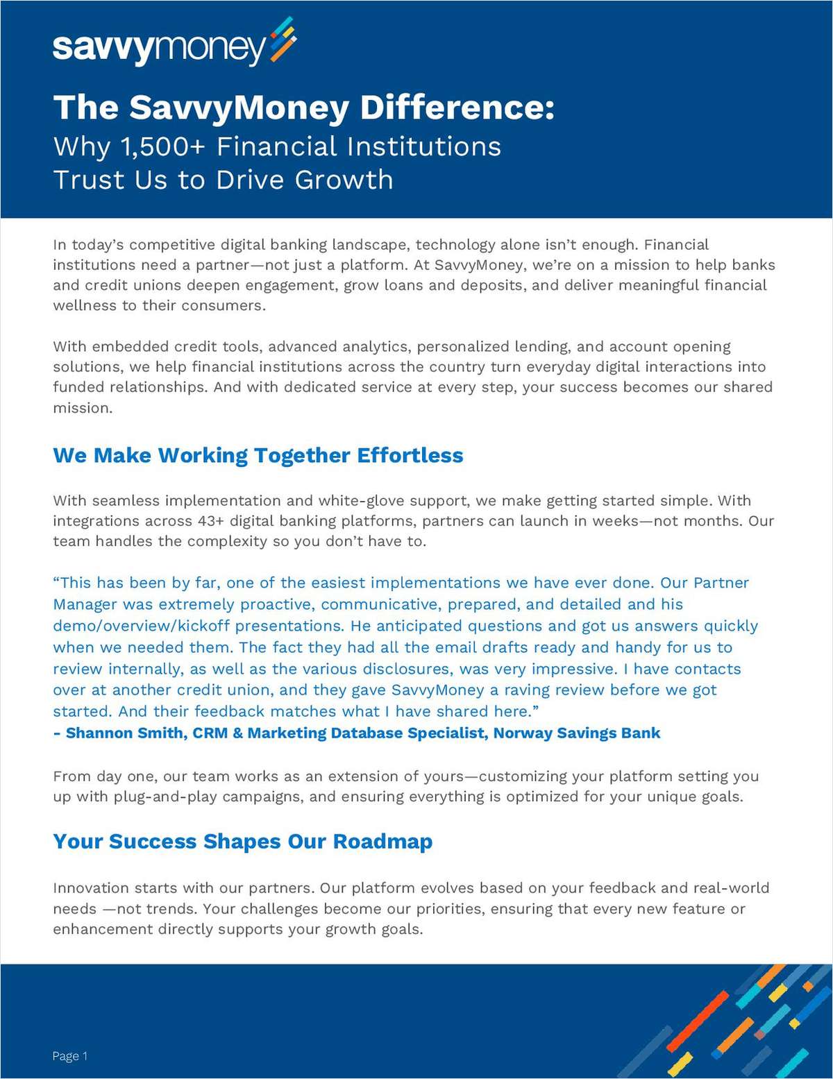 The SavvyMoney Difference: How to Drive Growth & Deepen Engagement