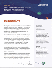 How TransformITive revitalized its QBRs with ScalePad