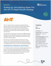 Scaling Up: How Backup Radar Fits into Air IT's Rapid Growth Strategy