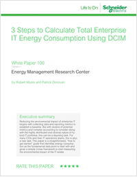 3 Steps to Calculate Total Enterprise IT Energy Consumption Using DCIM