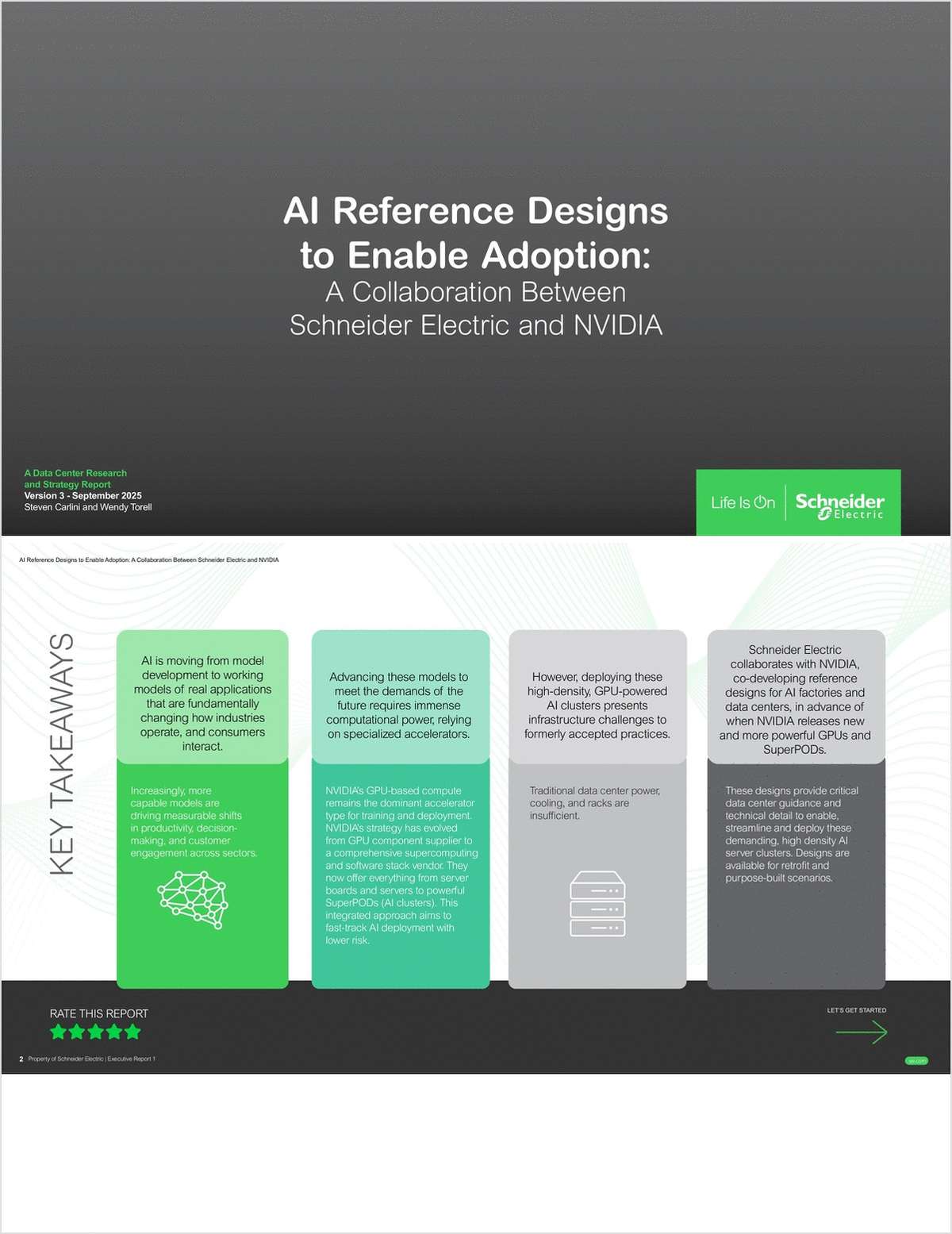 AI Reference Designs to Enable Adoption A Collaboration Between Schneider Electric and NVIDIA