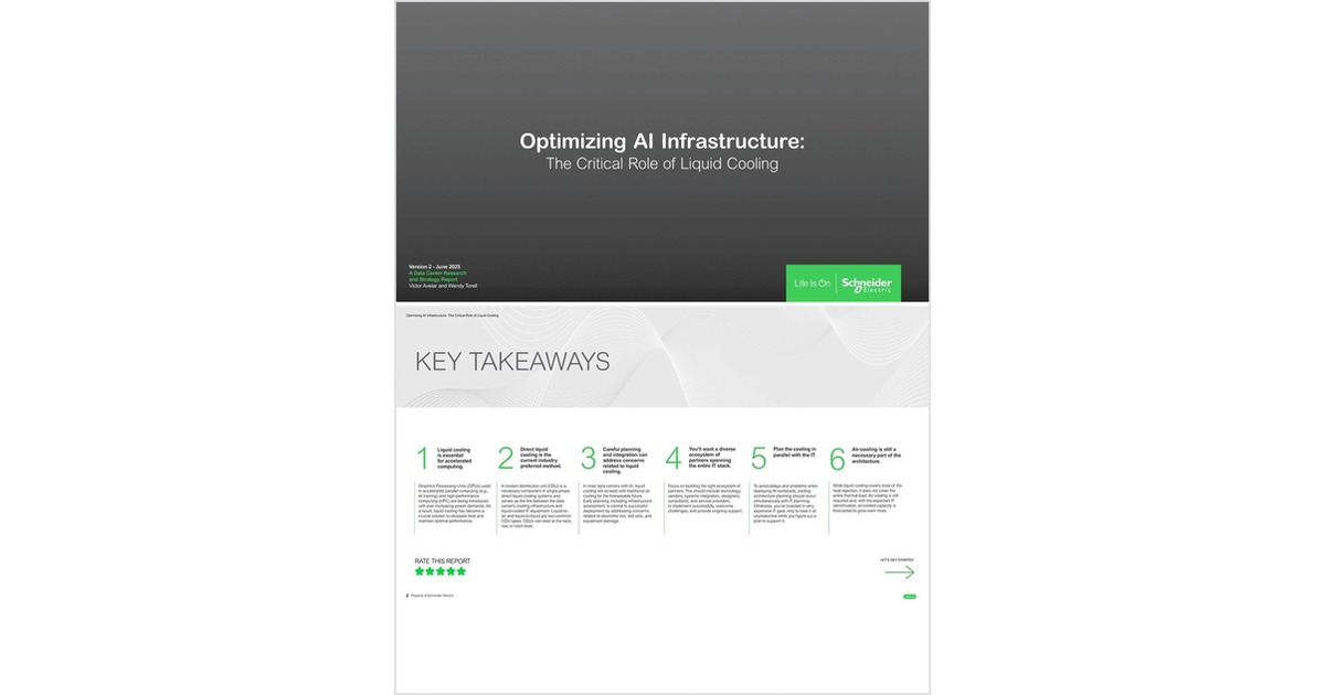 Optimizing AI Infrastructure The Critical Role of Liquid Cooling