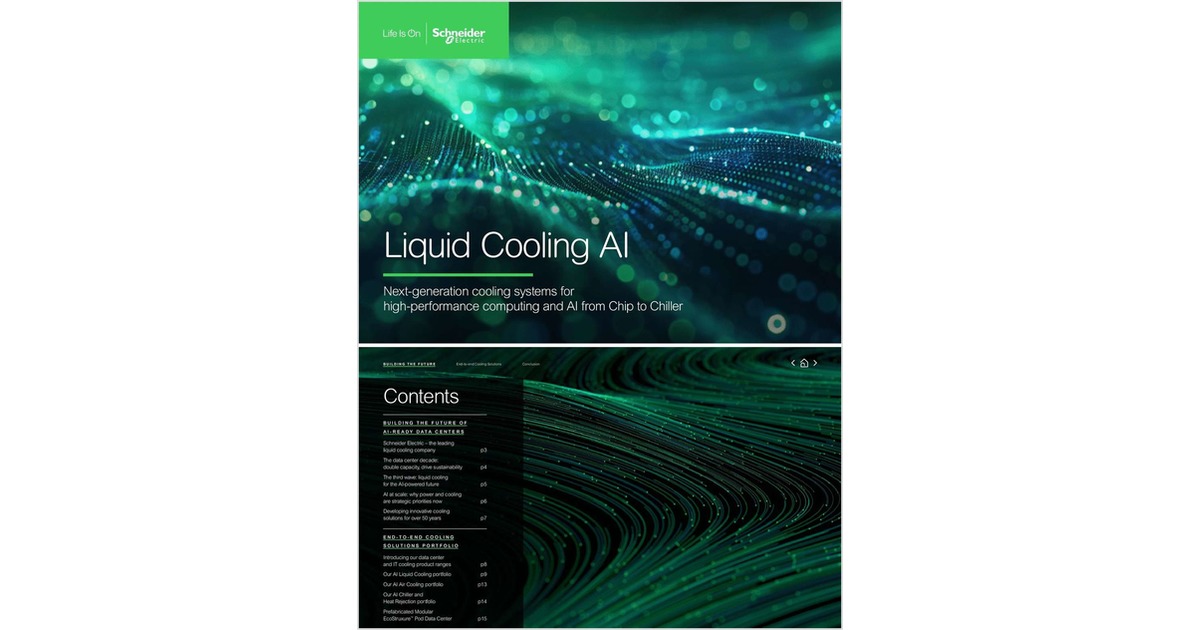 Liquid Cooling AI brochure