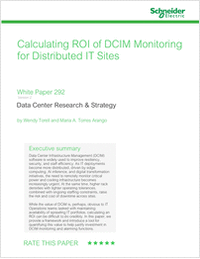 Calculating ROI of DCIM Monitoring for Distributed IT Sites