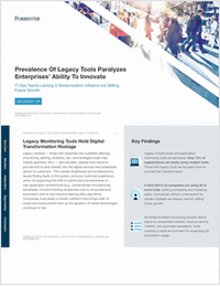 Forrester Report: Prevalance Of Legacy Tools Paralyzes Enterprises' Ability To Innovate