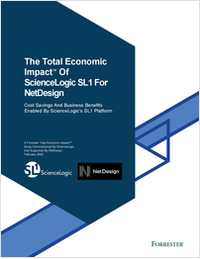 Forrester: The Total Economic Impact™ of ScienceLogic SL1 for NetDesign