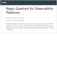 Magic Quadrant for Observability Platforms