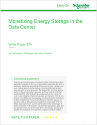Monetizing Energy Storage in the Data Center