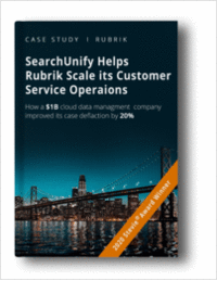 SearchUnify Helps Rubrik Scale its Customer Service Operations