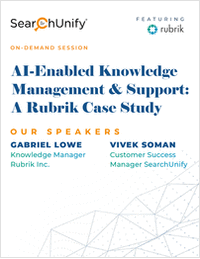AI-Enabled Knowledge Management & Support: A Rubrik Case Study