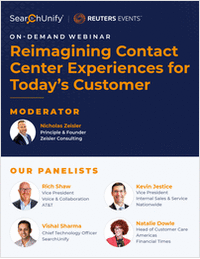 Reimagining contact center experiences for today's customer