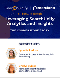 Leveraging SearchUnify Analytics And Insights: The Cornerstone Story