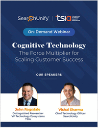 Cognitive Technology: The Force Multiplier for Scaling Customer Success