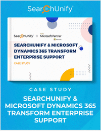 MSFT Case Study - SearchUnify and Microsoft Dynamics 365 Transform Enterprise Support